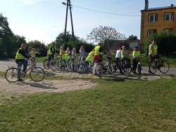 Rowerowa Pielgrzymka do Biechowa dzieci I-komunijnych 28.08.2021 r.